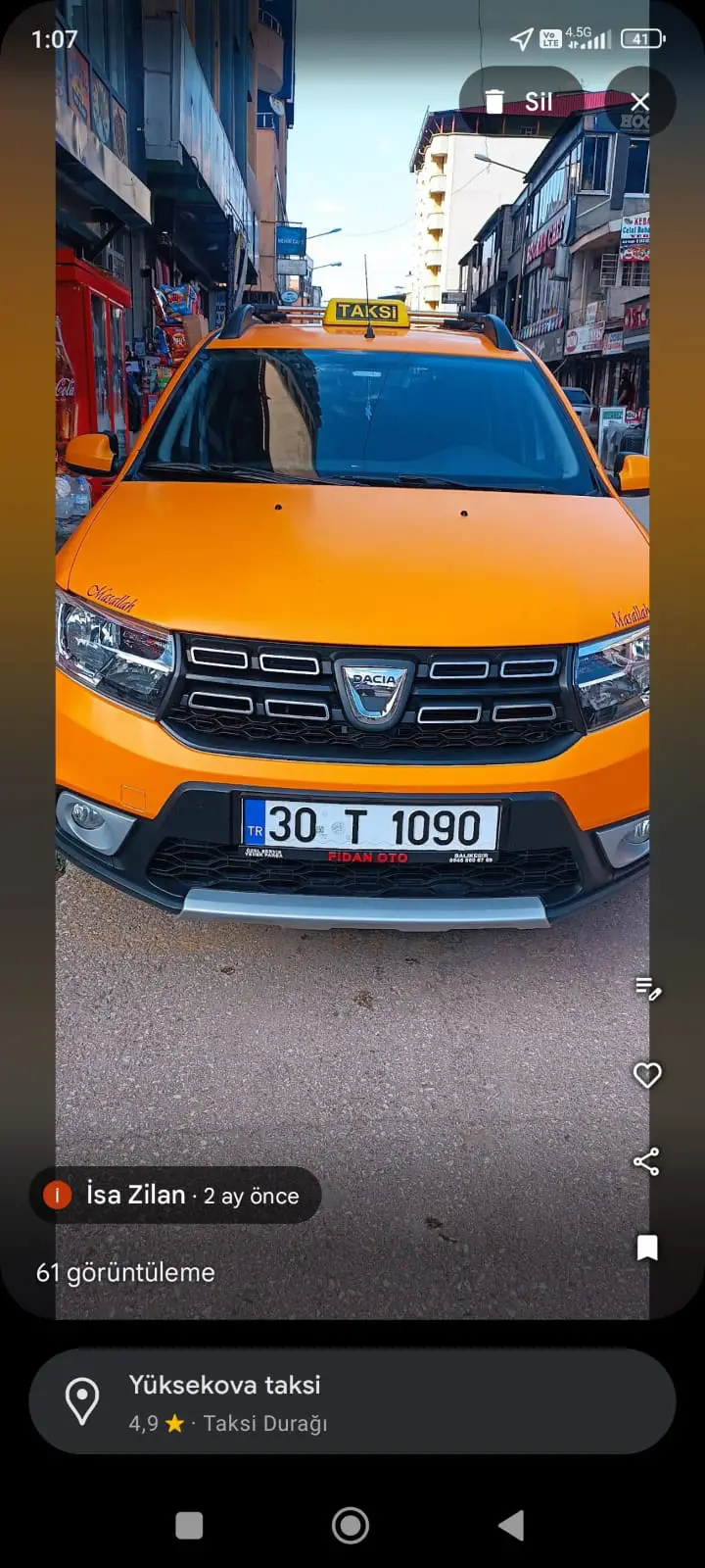 YüksekOva 7 / 24 Taksi